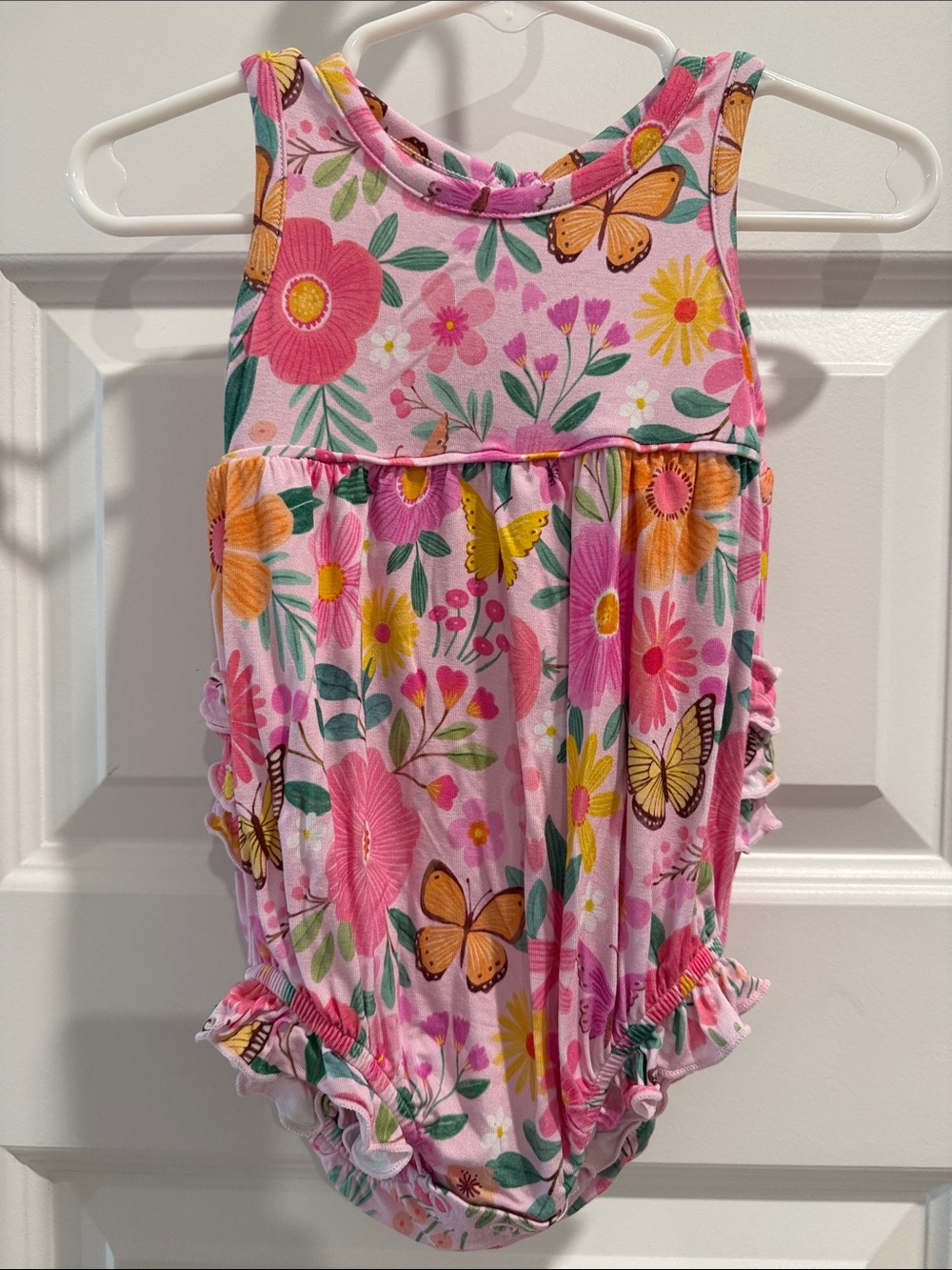 Little Sleepies Butterfly Bloom Bubble Romper